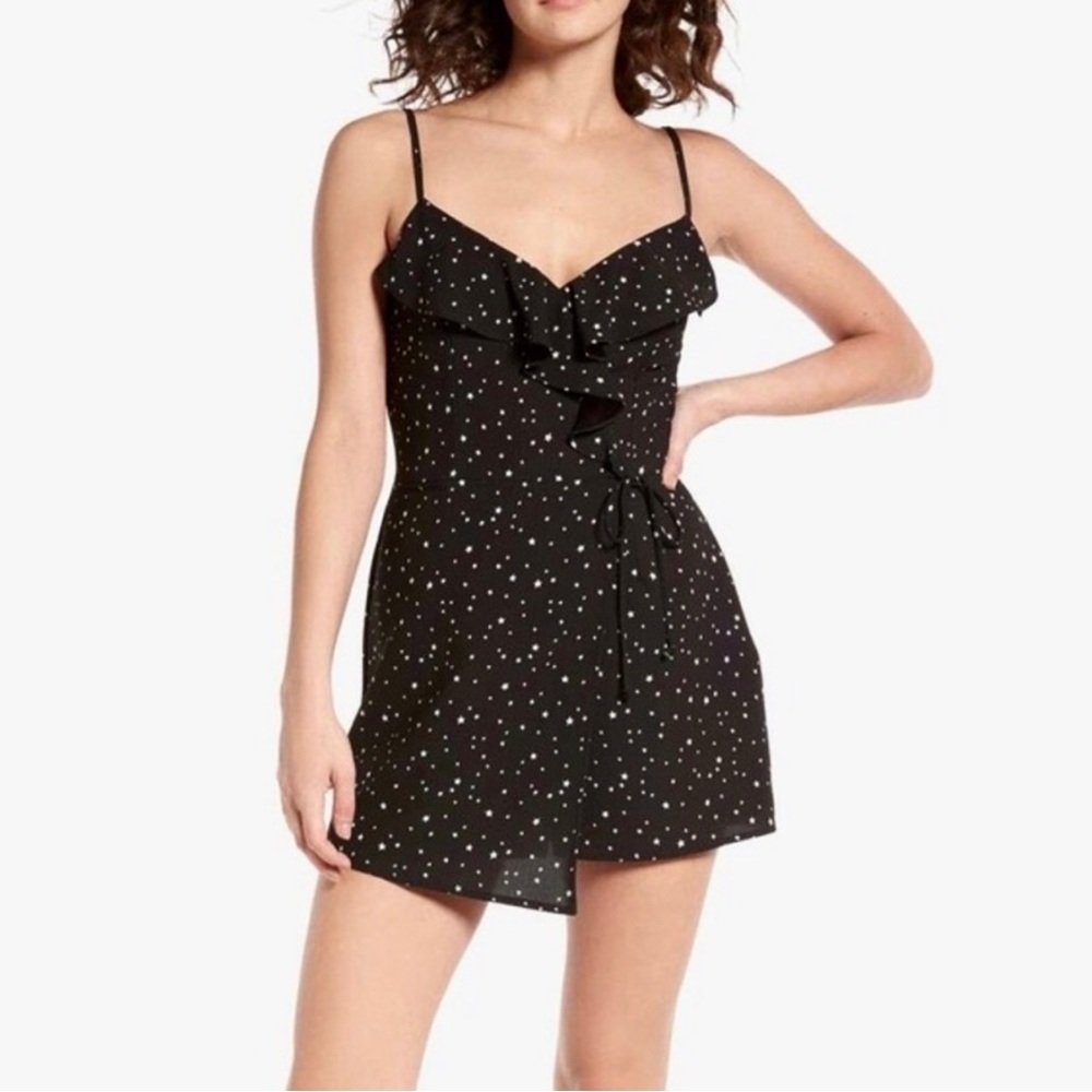 Socialite Starry Ruffle Romper